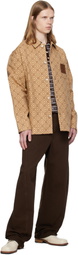 Casablanca Beige Monogram Workwear Jacket