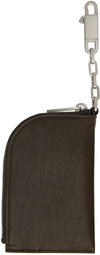 Rick Owens Brown Lido Runway Hook Wallet