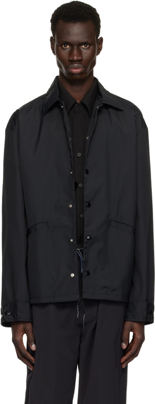 Photo: Toga Virilis Black Nylon Ox Jacket