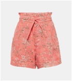 Isabel Marant Ceyane floral cotton and silk shorts