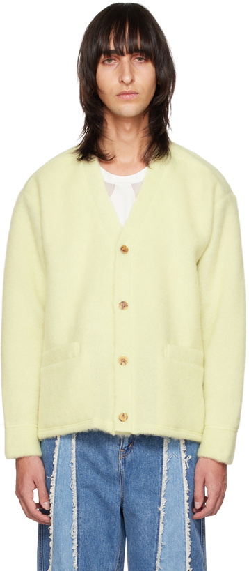 Photo: JieDa Yellow Buttoned Cardigan