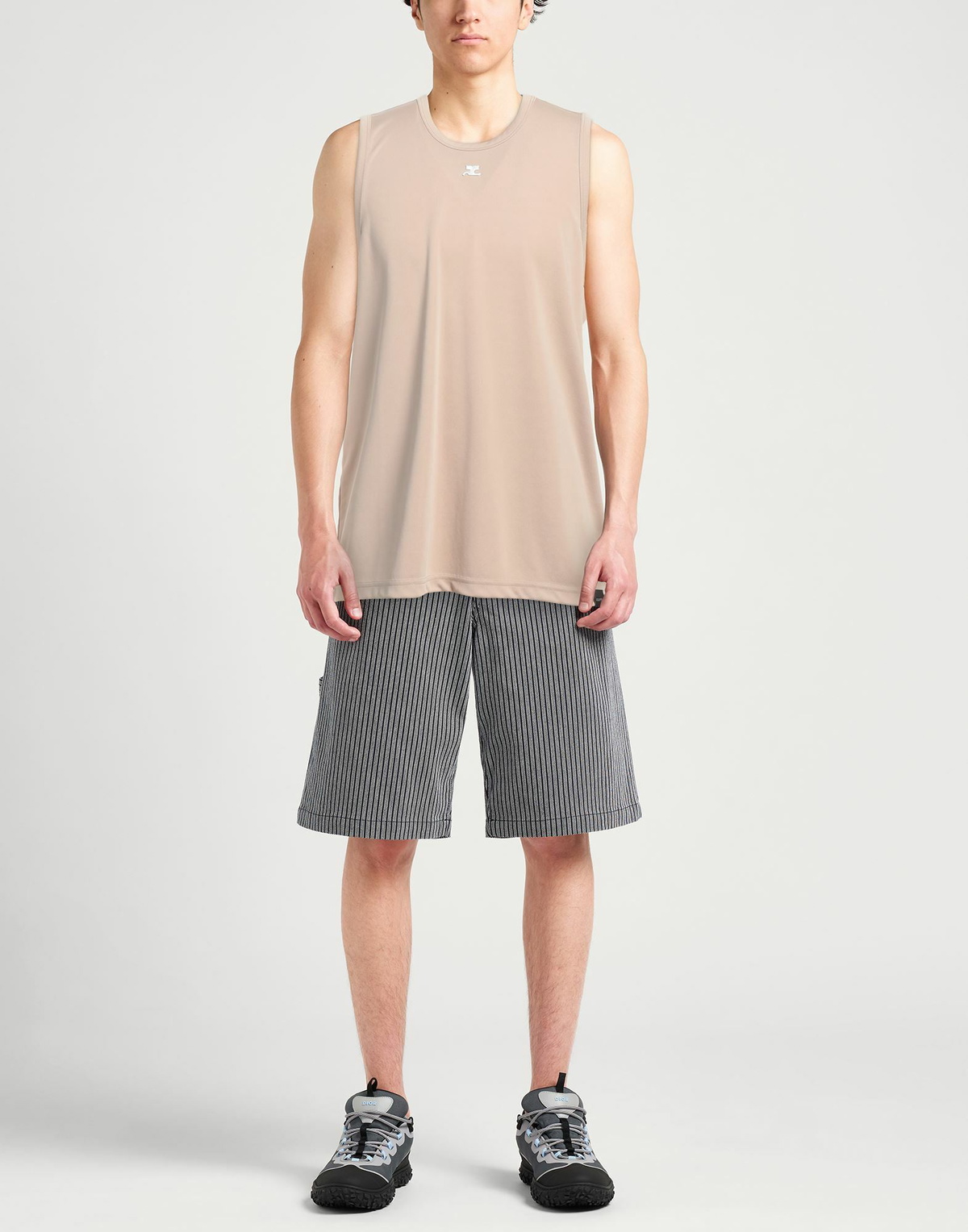 Courrèges Mens Tank top Sand