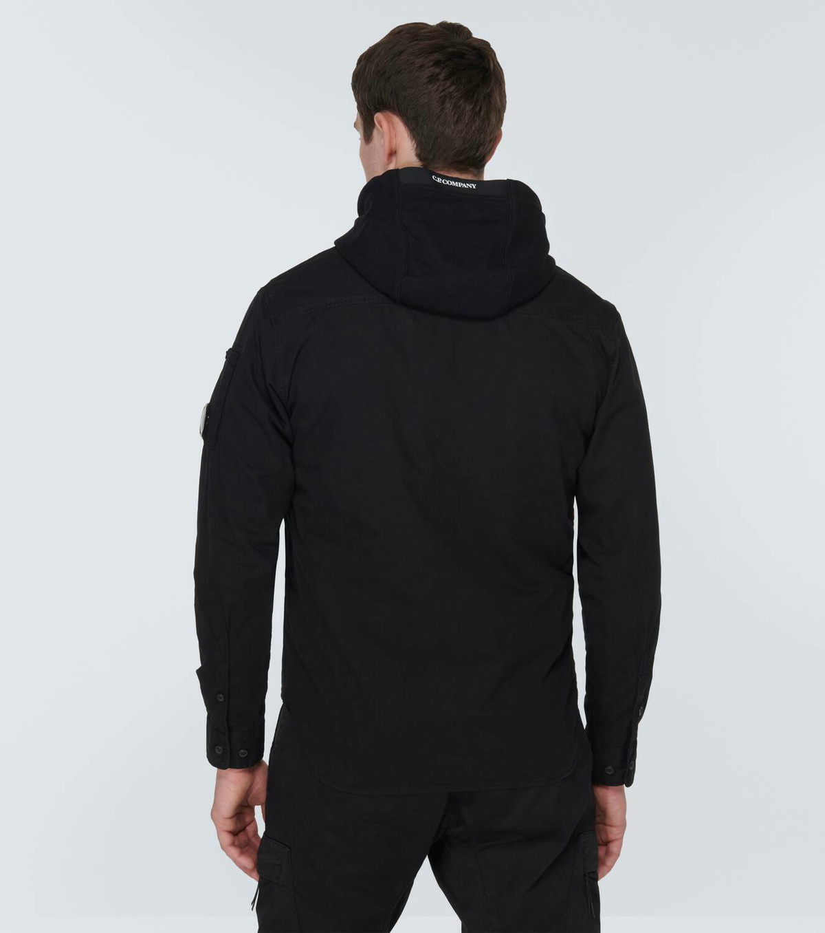 C.P. Company Cotton gabardine zip-up hoodie C.P. Company