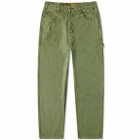 Butter Goods Men's Weathergear Denim Pant in Army