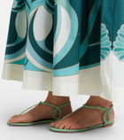 Aquazzura Almost Bare leather thong sandals