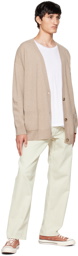 A.P.C. Beige Jane Birkin Edition Jane Cardigan