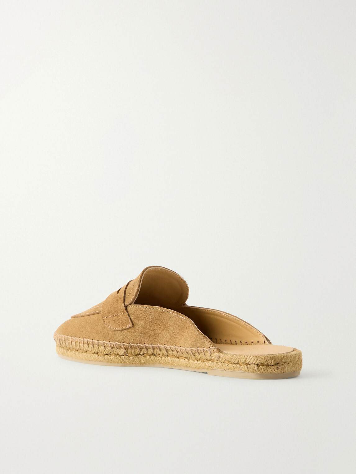 Castañer - Nando Suede Backless Espadrilles - Neutrals