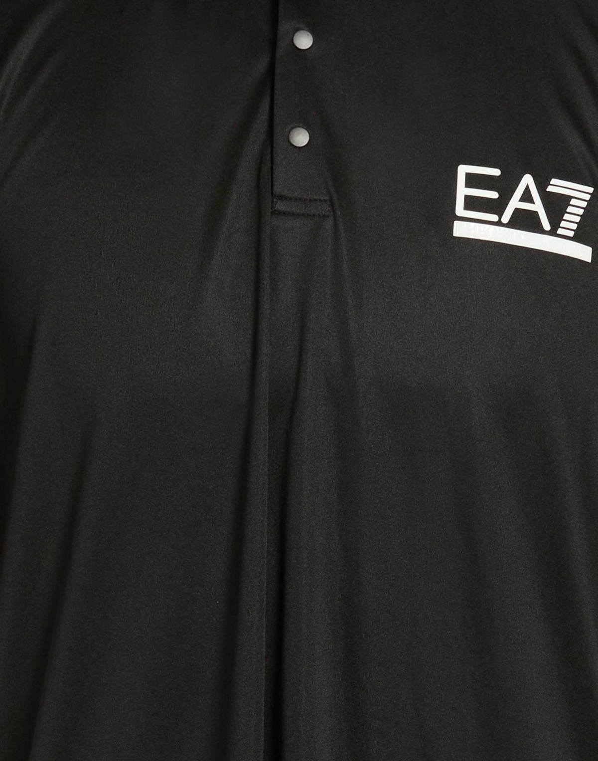 Ea7 Mens Polo shirt in Black