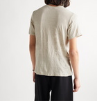 Isabel Marant - Leon Slub Linen T-Shirt - Neutrals