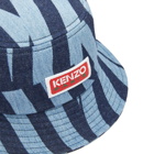 Kenzo Paris Men's Kenzo Denim Bucket Hat in Rinse Blue Denim