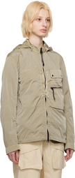 C.P. Company Taupe Goggle Jacket