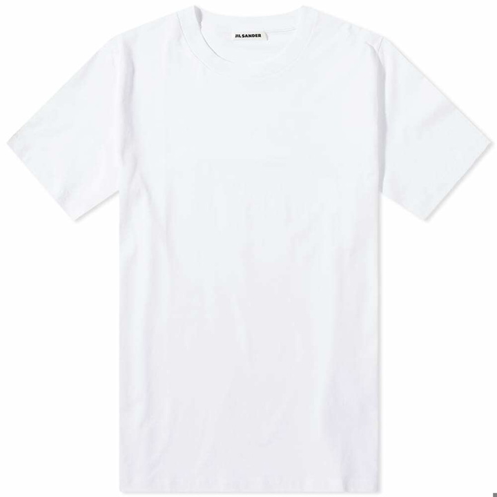 Photo: Jil Sander Men's Regular Fit Crew T-Shirt in Optic White