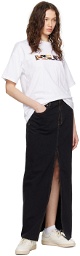 Ksubi Black Kara Denim Maxi Skirt