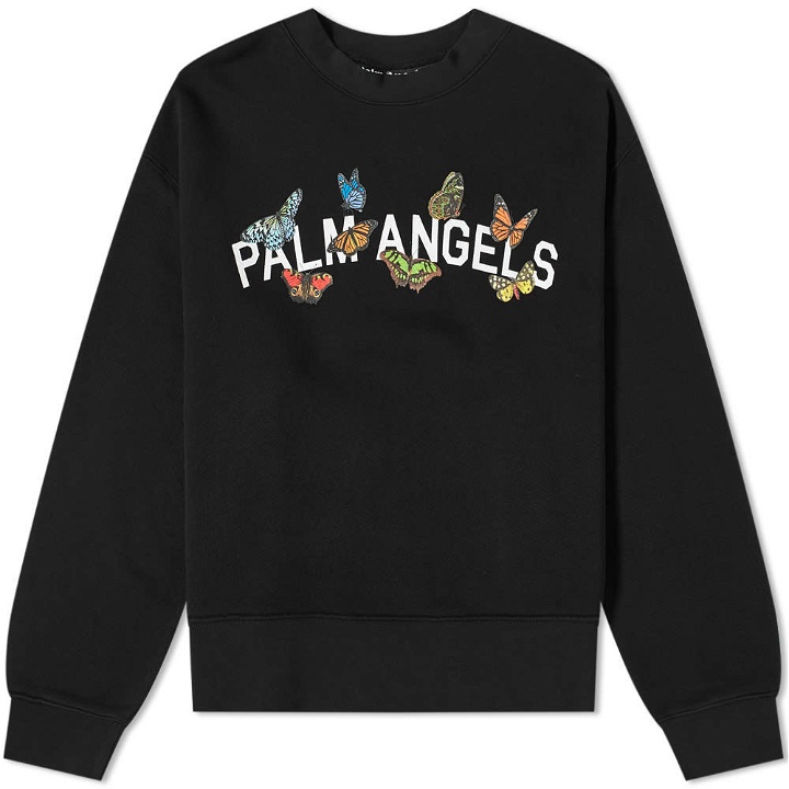 Photo: Palm Angels Butterfly College Crew Sweat