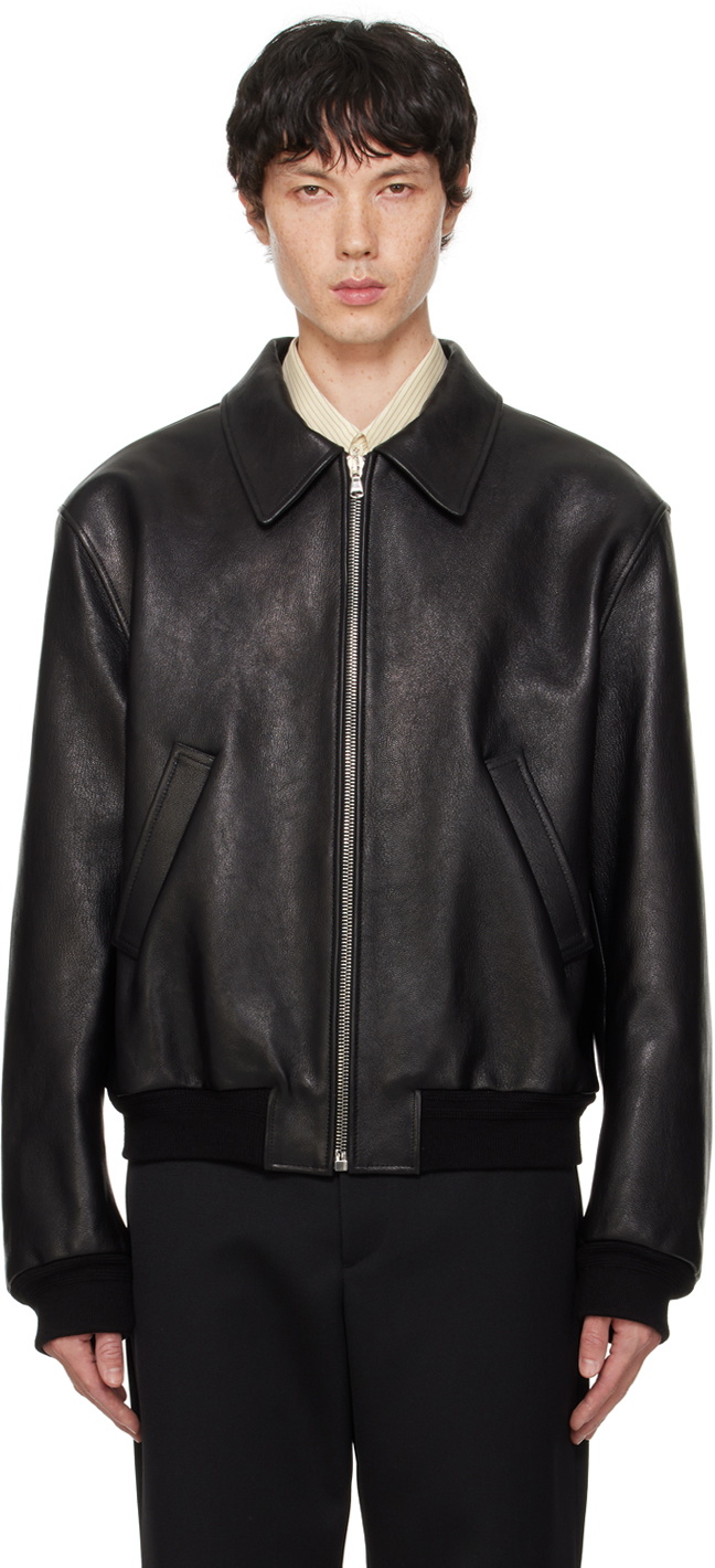 レザージャケット RECTO RED LINER RACER LEATHER JUMPER BLACK Recto Black Racer Leather Jacket Recto