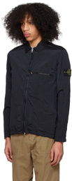 Stone Island Black Crinkled Jacket