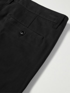 AMI PARIS - Slim-Fit Cotton-Twill Chinos - Black