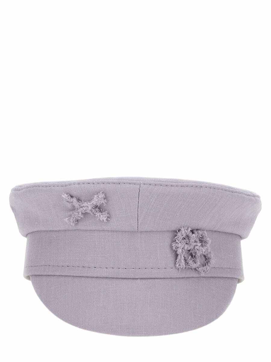 キャップ RUSLAN BAGINSKIY Tyrian Purple Satin Baker Boy Hat Ruslan Baginskiy Tyrian Purple Satin Baker Boy Hat Ruslan