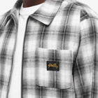 Stan Ray Men's Zip Overshirt in Black Plaid