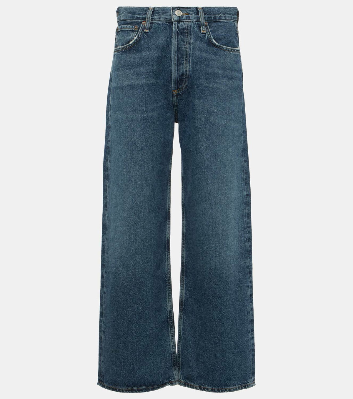 Agolde Ren high-rise cropped straight jeans AGOLDE