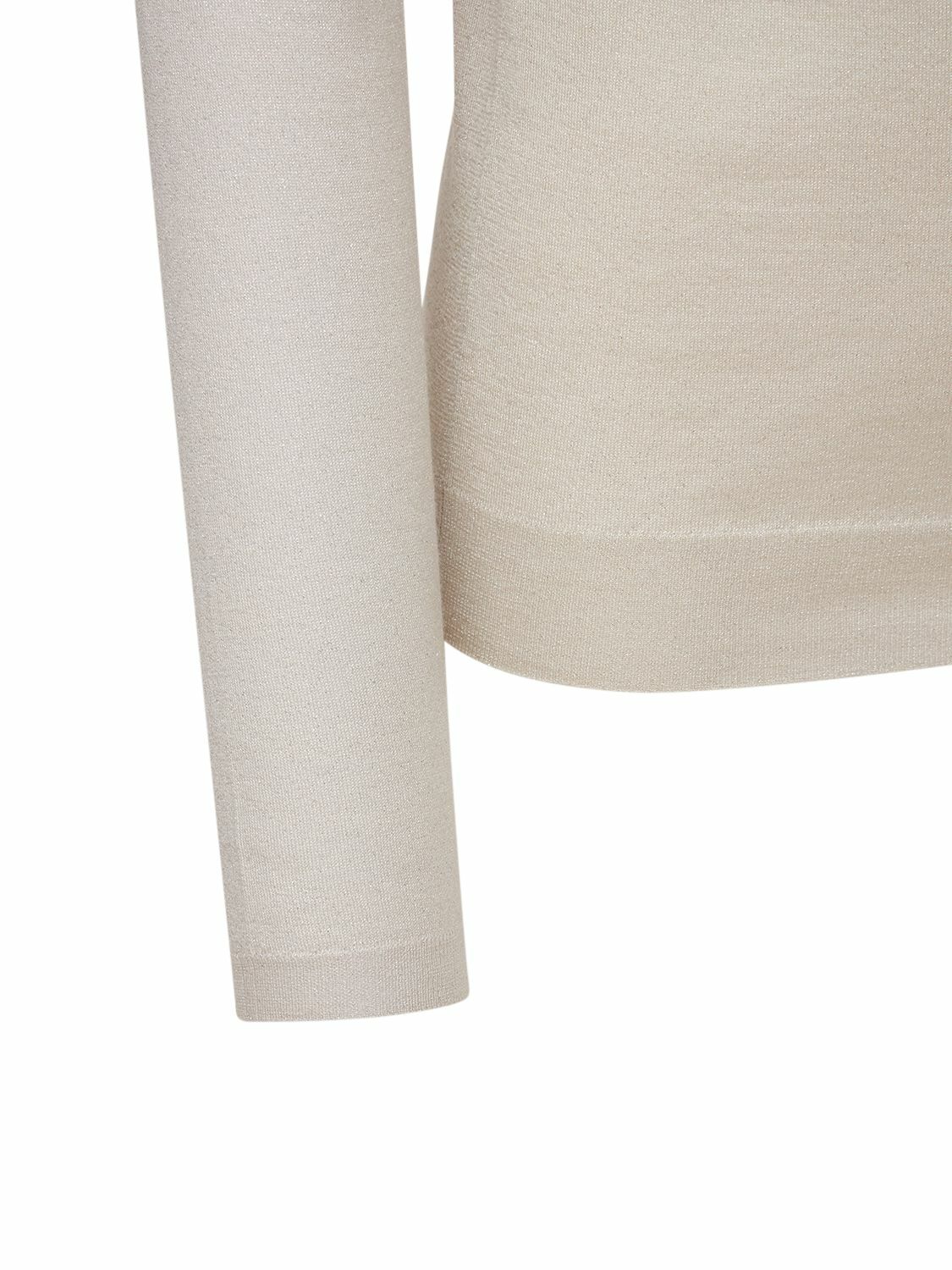 BRUNELLO CUCINELLI - Cashmere Blend Lurex Knit Sweater