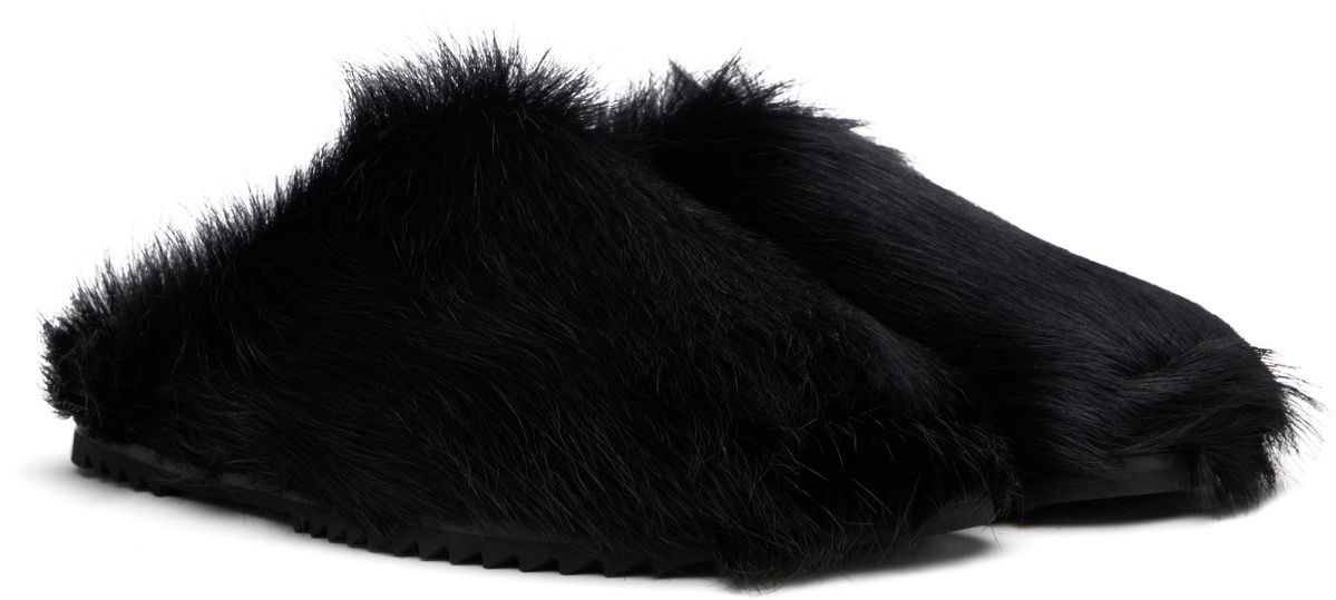 Rick Owens Black Pillow Granola Sandals