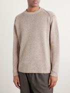 PIACENZA 1733 - Cotton and Linen-Blend Sweater - Neutrals