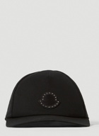 Logo Patch Baseball Cap in Black