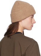 AMI Paris Tan Red Ami de Cœur Beanie