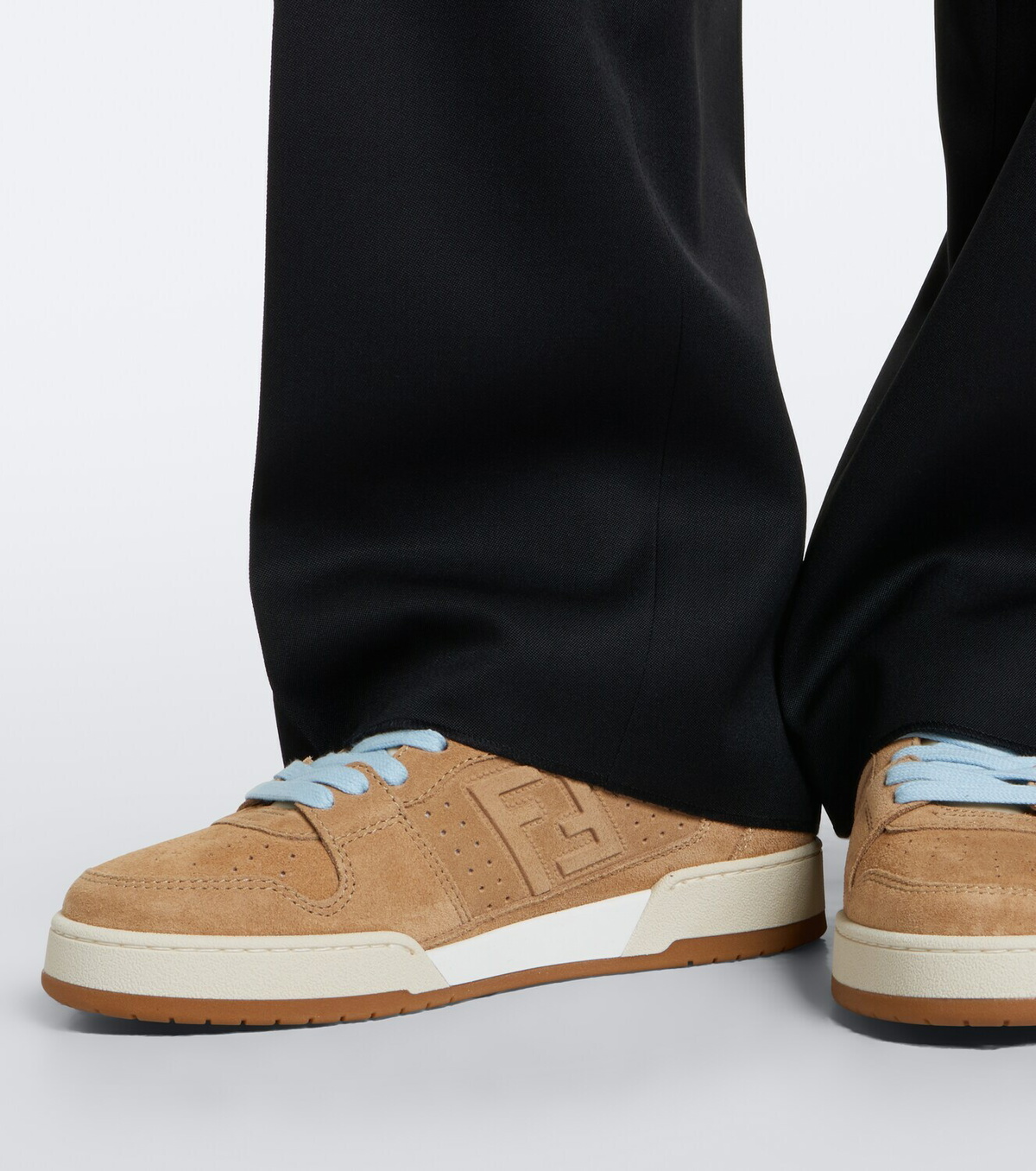 Fendi Fendi Match suede sneakers