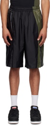 Moncler Genius Moncler x adidas Originals Black & Khaki Shorts