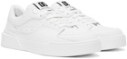 Dolce & Gabbana White New Roma Sneakers