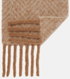 Loro Piana Chevron alpaca-blend scarf