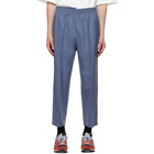 Camiel Fortgens Blue Wool Chuchu Trousers