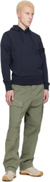 Stone Island Khaki 3100020 Stretch Organic Cotton Twill Cargo Pants