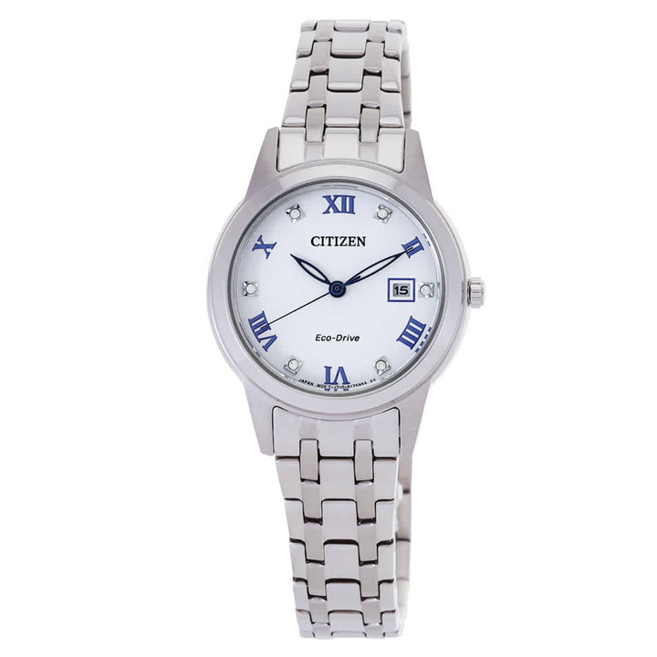 Photo: Citizen Classic Automatic Diamond White Dial Ladies Watch FE1240-57A