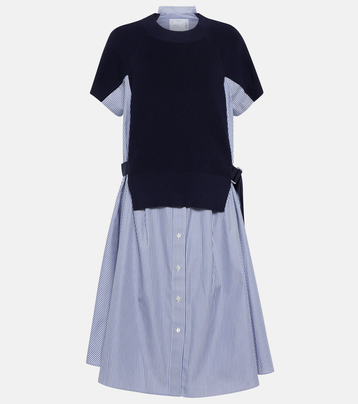 Sacai Women's Cotton and Polyester Shirt White