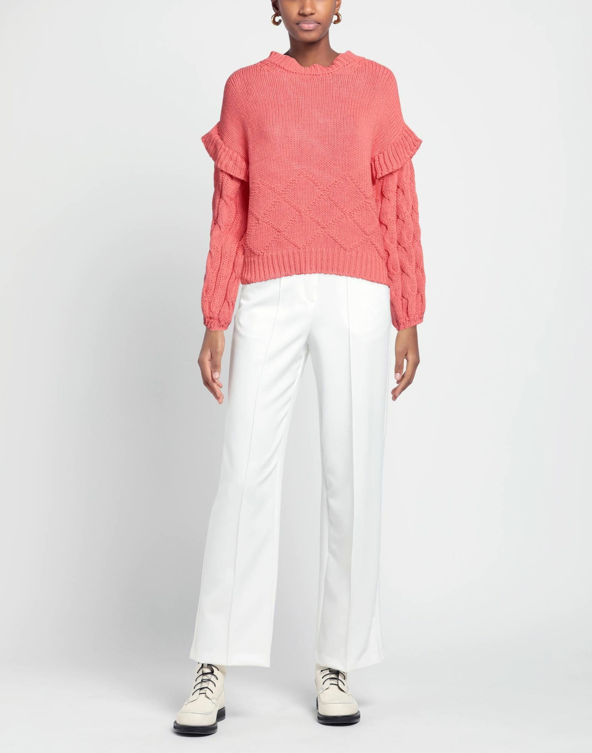 Jijil Womens Sweater in Salmon pink