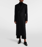 Junya Watanabe Wool and cashmere tweed coat