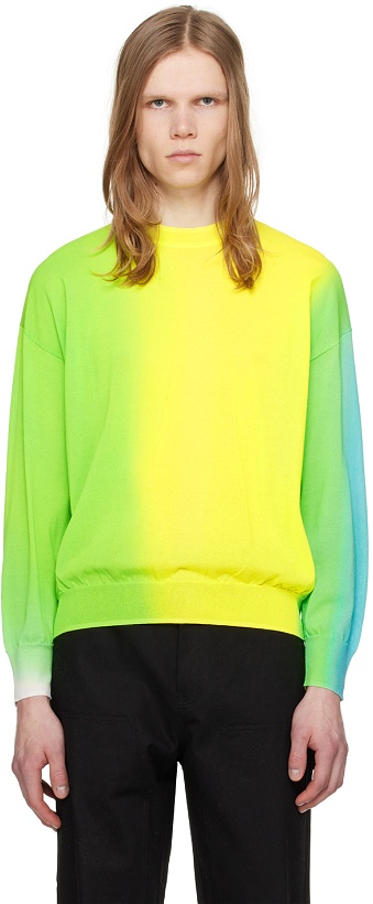 Photo: ZANKOV Yellow & Green Gradient Sweater