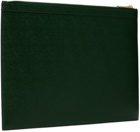 Thom Browne Green Medium 4-Bar Document Holder