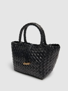 LITTLE LIFFNER Mini Basket Leather Top Handle Bag