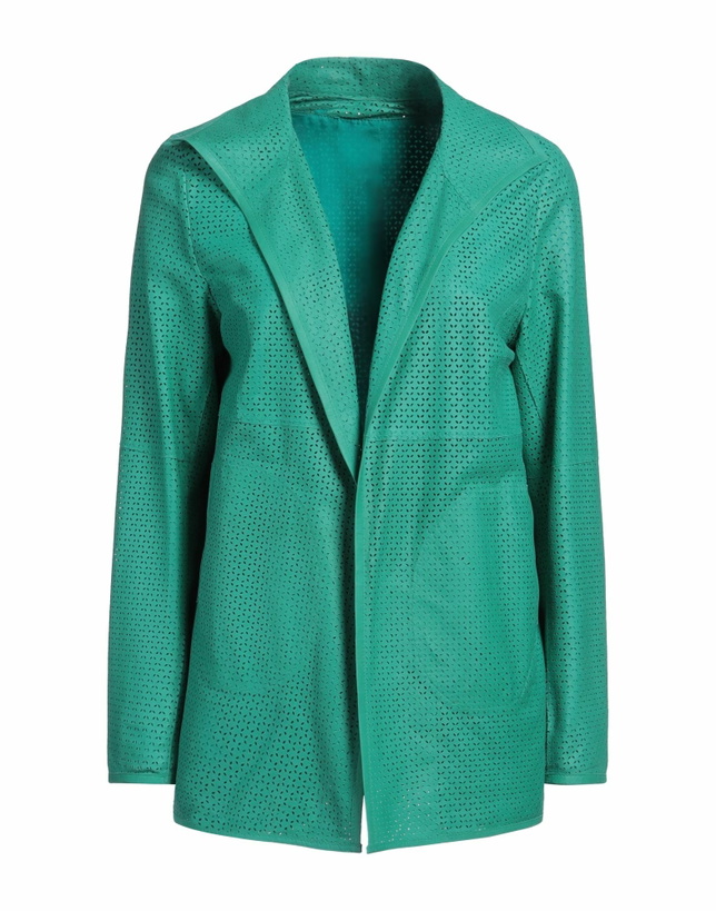Photo: Pearls Womens Jacket Emerald in Green