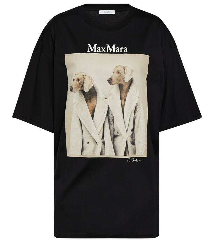 Photo: Max Mara Printed cotton T-shirt