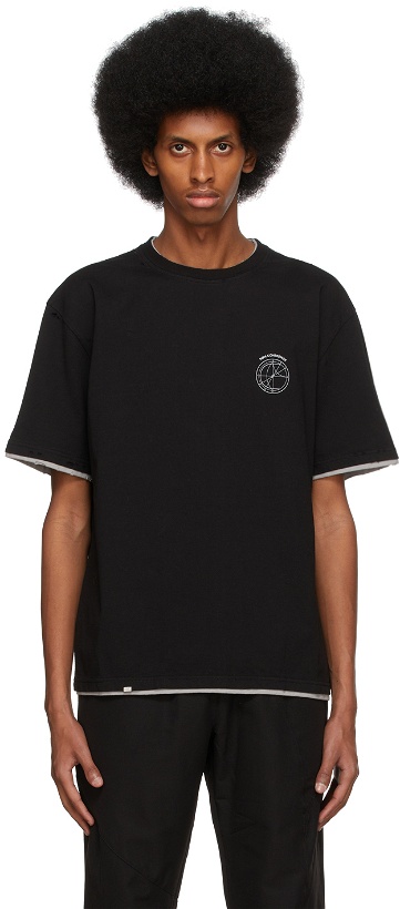 Photo: C2H4 Black Multi Existence Layered T-Shirt