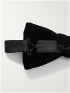 SAINT LAURENT - Pre-Tied Velvet and Silk-Twill Bow Tie