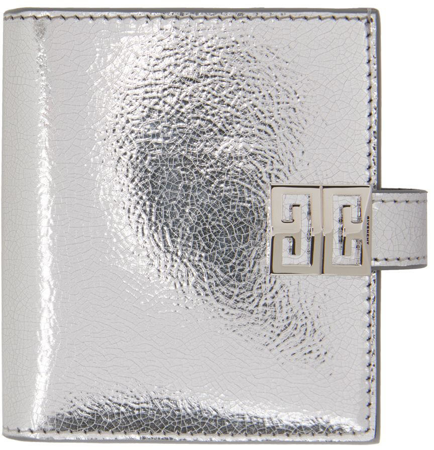 Givenchy emblem leather wallet on online chain