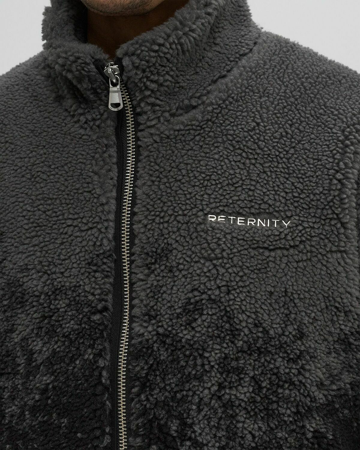 Reternity SPRAYED FLEECE JACKET Black Men