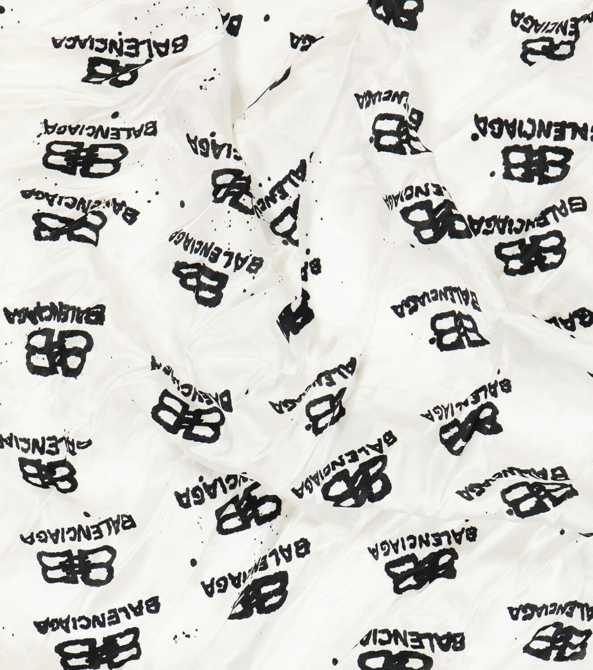 Balenciaga - BB logo jacquard silk scarf Balenciaga