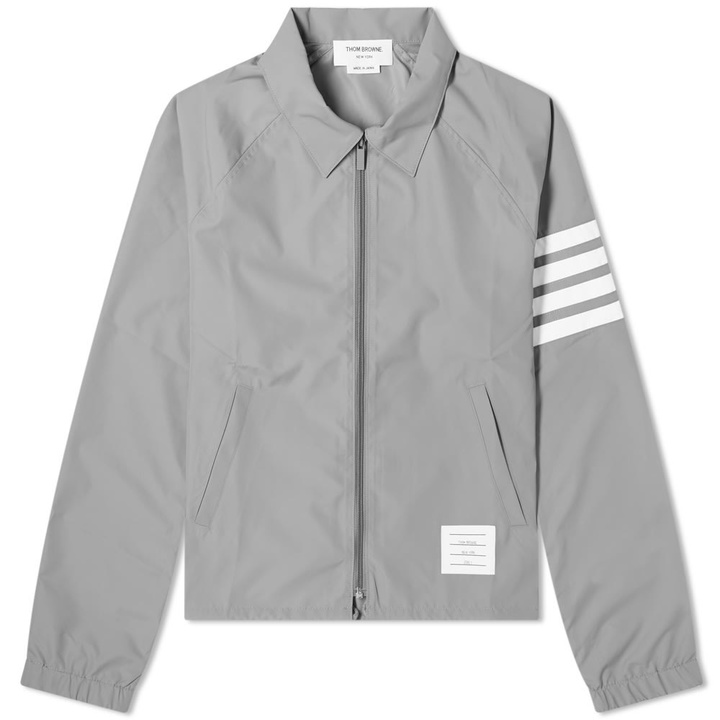 Photo: Thom Browne Flyweight Tech Four Bar Windbreaker Jacket